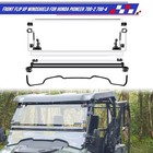 Front 3-IN-1 Flip Windshield Vented Compatible with Honda Pioneer 700 2014-2025