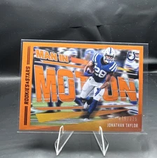 2023 Panini Rookies & Stars Man In Motion Orange Jonathan Taylor /125