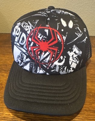 NWT Marvel Spider-Man Across The Spiderverse SnapBack Trucker Hat Cap Bioworld