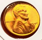 1949-D Lincoln Wheat Cent Penny GEM RED BU From an Original Bank Roll