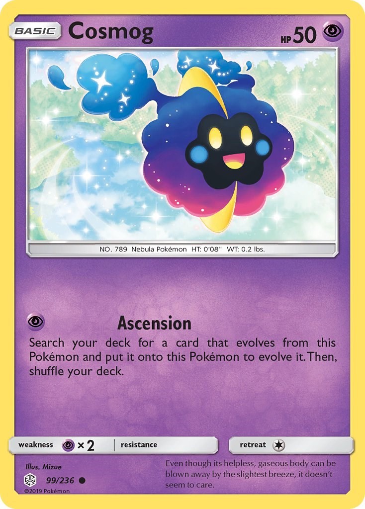 Cosmog - [SM12 - 99/236] - NM - SM - Cosmic Eclipse - Pokemon