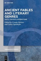 Ursula GäRtner (U. A.) | Ancient Fables And Literary Genres | Buch | Englisch