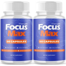  2 Pack Focus Max Pill Nootropic Natural Brain Supplement FocusMax 120 Capsules