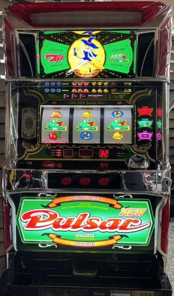 Pachislot New Pulsar DX Yamasa Japanese Casino Slot Machine 100V Rare Coinfree - Image 1 of 4