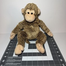 Ty Silk Beanie Buddy Buddies 2003 Bonsai Monkey Chimp Gold Brown Plush
