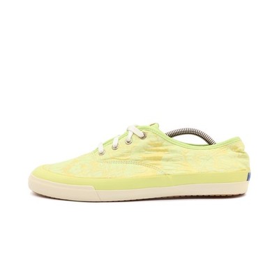 Keds Damen WF15277M Sneaker Gelb Grü Canvas Low Top Vegan Champion EU 41