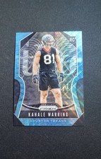 2019 Panini Prizm - Rookies Kahale Warring #394 Blue Wave Prizm /199 (RC)