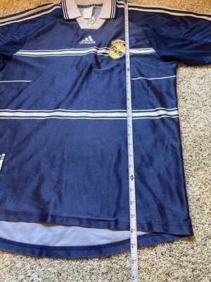 Real Madrid Away Jersey Shirt 1998 Adult Medium Adidas 17077