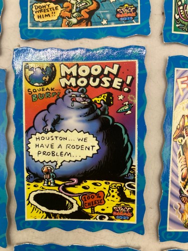 Vintage Glow Zone Blue Space Oddbodz Card Bulk Lot X 30 1990s - Picture 8 of 10