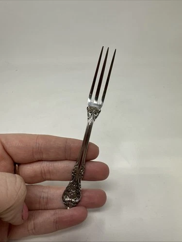 Sterling Silver  Dessert/Appetizer Small Fork (J-180)