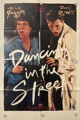DANCING IN THE STREET Original One Sheet Movie Poster - 1985 - MICK JAGGER