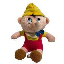 Vintage 80  s Disney Pinocchio 8  Plush Doll Stuffed Walt Disney Productions