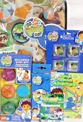 NEW DORA DIEGO TOY LOT birthday toys PLAY SET GAMES