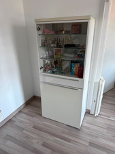 Hülsta Now! Time Vitrine Kommode Weiß Hochglanz Highboard