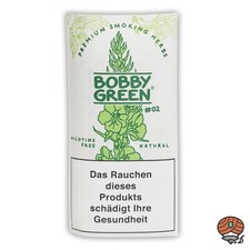 BOBBY GREEN #2 White / Weiß, Tabakersatz, nikotinfrei, Kräutermischung 20g