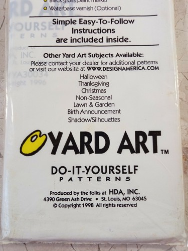 Yard Art Vtg 90s MRS SNOWMAN Do-It Yourself Pattern Woodwork #34 29" x 48" - Picture 3 of 3