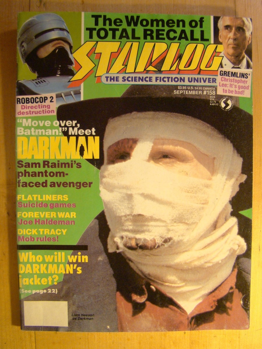 Starlog Magazine September 1990 No 158 Robocop 2 Total Recall Lee
