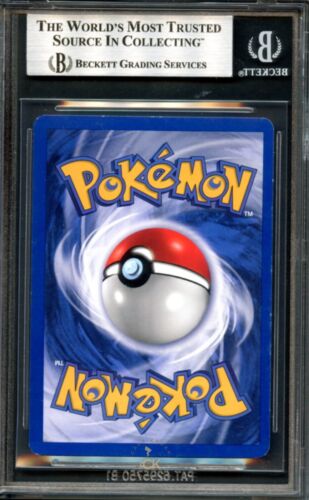 Pokémon BGS 7.5 Ampharos Holo 1st Edition Neo Genesis 1/64 SWIRL Vintage - Picture 3 of 3