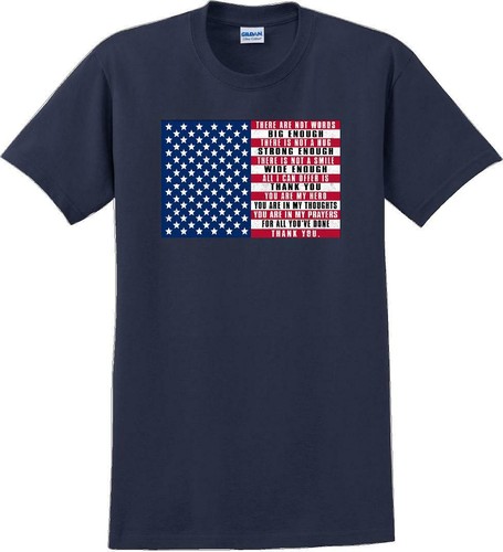 THERE ARE NOT WORDS BIG ENOUGH, Veterans day Soldier USA Support T-Shirt - Picture 4 of 15