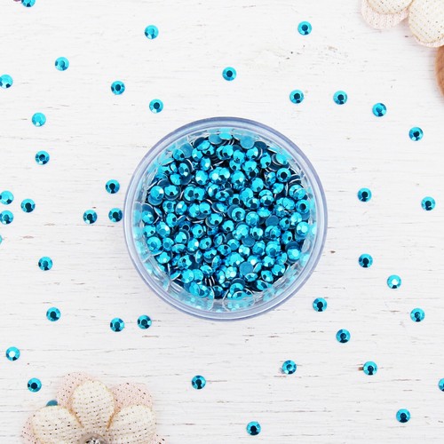 HOT FIX DIAMANTES DE IMITACIÓN METÁLICOS RHINESTUDS (2MM - 6MM) - 15 COLORES, 5 TAMAÑOS - Imagen 9 de 49