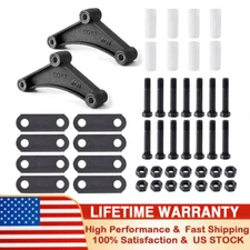 NEW Heavy Duty Steel Tandem Trailer Axle Shackle Kit for Double Eye Spring US
