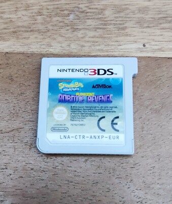 Nintendo 3DS Spiel   SpongeBob Planktons Robotic Revenge   Nur Modul