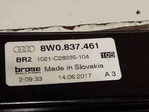 8W0837461 Elevalunas Delantero Izquierdo para AUDI A4 AVANT (8W5) 2017 4675852 - Imagen 3 de 9