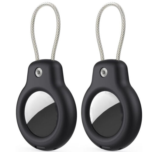 Funda AirTag para Apple Air Tag Cubierta Rastreador Antirrobo Coche Llavero Anillo Soporte - Imagen 2 de 11
