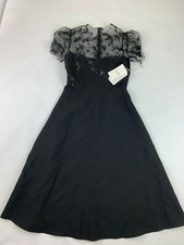 NWT Valentino Black Dress Size 40