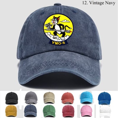 Custom Personalization Embroidered Hat VMO-6  Tomcats, Veteran Cap, Gift Idea