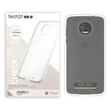 Tech21 Evo Check Ultra Slim Drop Protection Clear Case - Motorola Moto Z2 Force