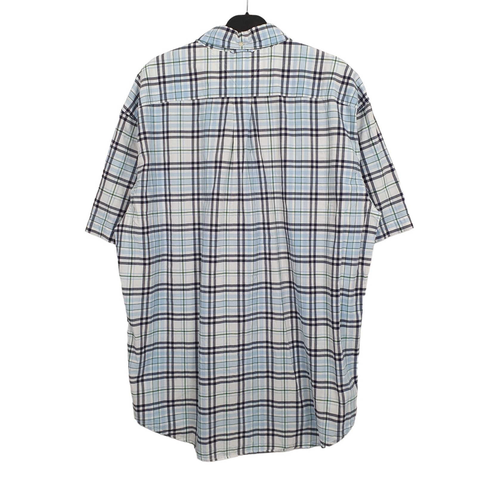 TOMMY HILFIGER Blue Shirt Short Sleeve Casual Mens XL image 3