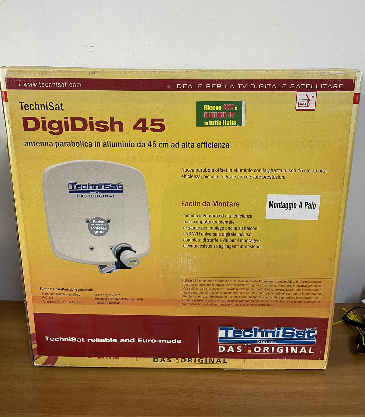 Antenna Parabolica TechniSat DigiDish 45 - Alluminio Anticorrosione