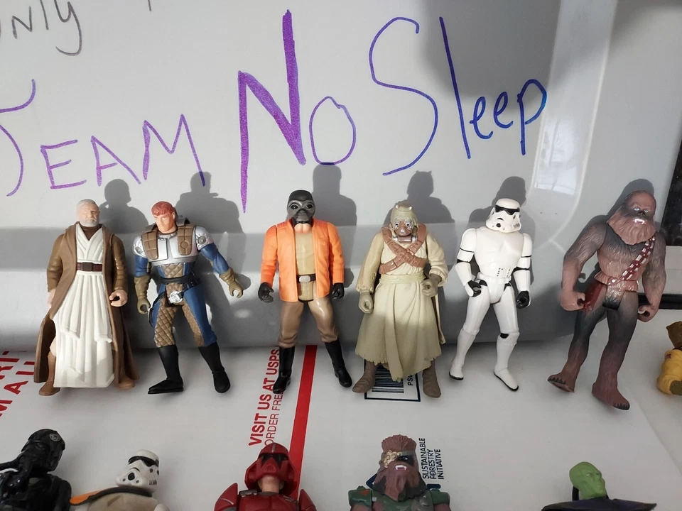 Lote de figuras de acción Kenner Hasbro vintage T3#89 colección masiva de Star Wars años 90 Foto 2 de 4