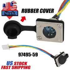 Socket Connector W Rubber Plug For Gen2 97412 97495 Xrc 9500 1200 Winch Winches