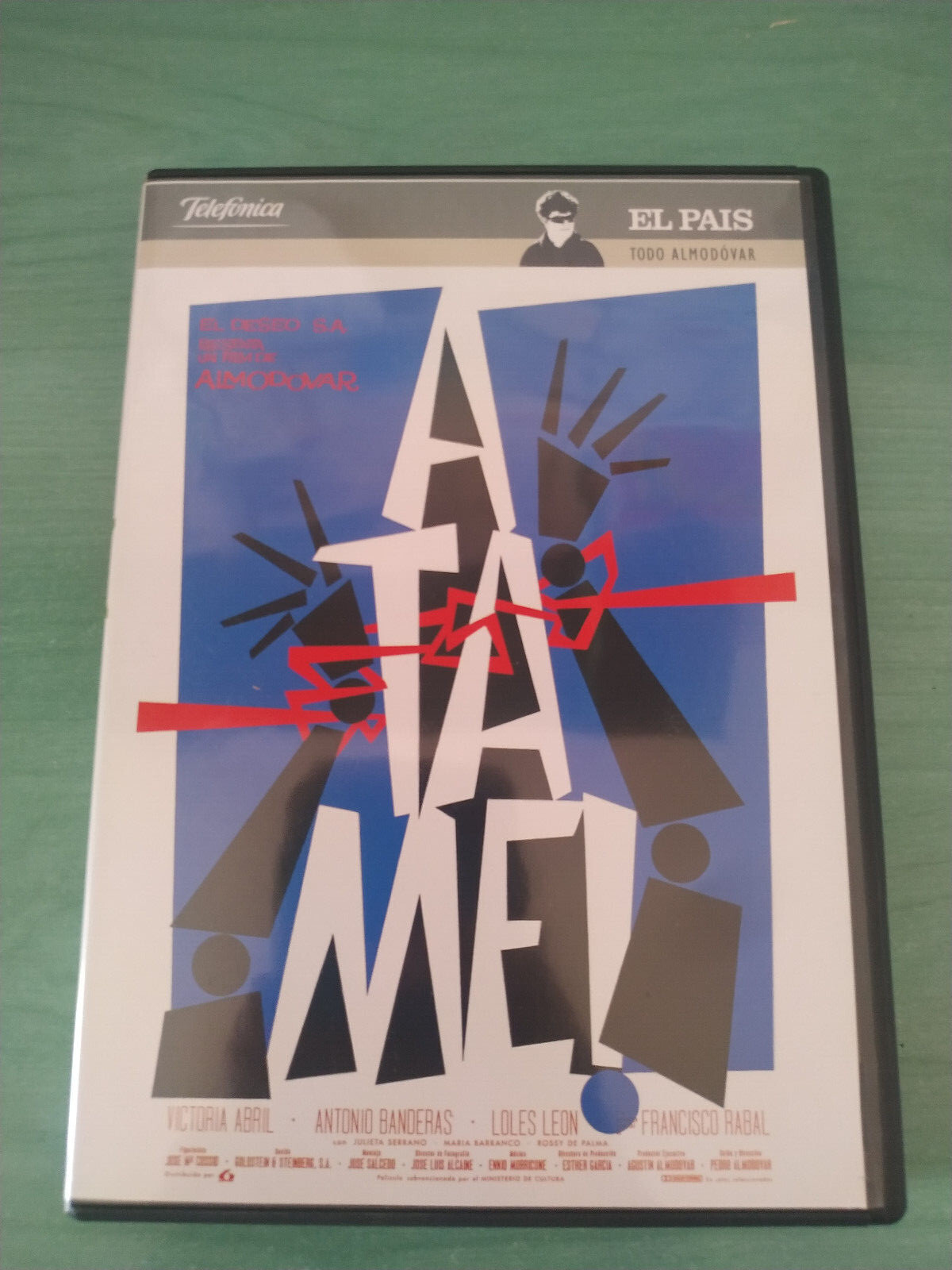 Atame Pedro Almodovar ANTONIO Banderas Victoria Abril DVD Region 2 Español - Am