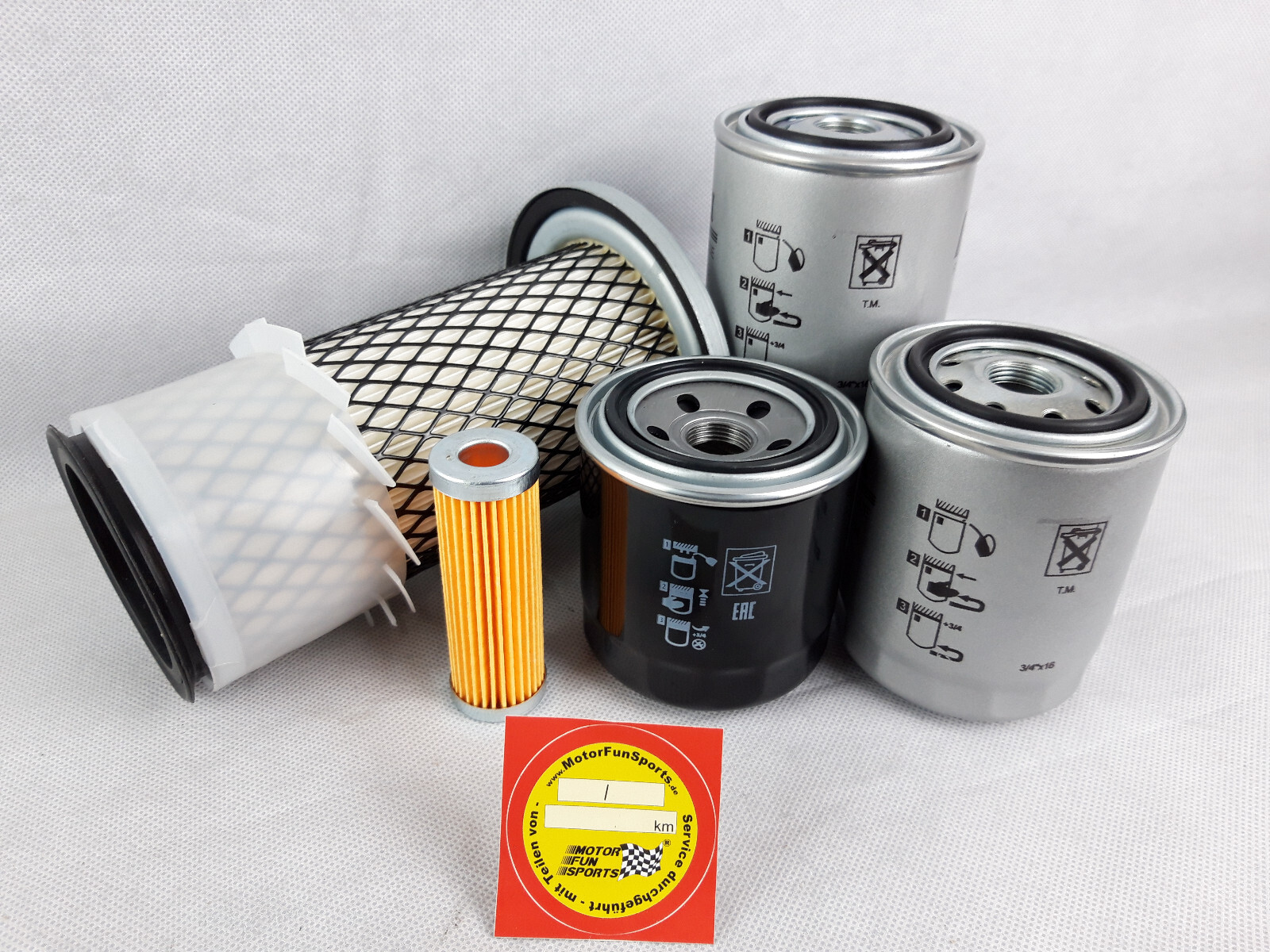 Filter Set (Large) for Kubota G 2 HST Oil Air Fuel Hydraulic