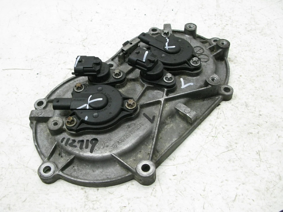 Placa de cubierta de cadena de distribución del motor delantero izquierdo mercedes w221 s550 e350 gl450 Foto 2 de 4