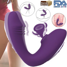 Sucking Vibrator Clit Sucker Dildo G spot Stimulator Massager Sex Toys For Women