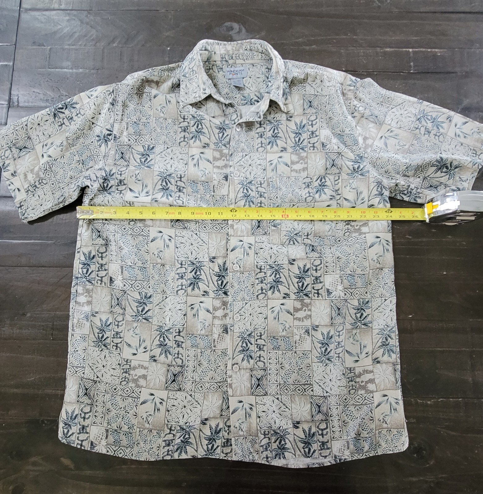 WINDHAM POINTE Men's BUTTON DOWN Short Sleeve TRO… - image 5