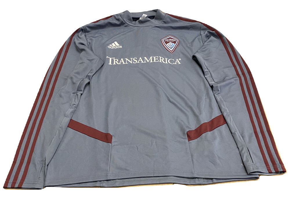 Топ с длинным рукавом Adidas MLS Colorado Rapids Серый/бордовый DP4959 