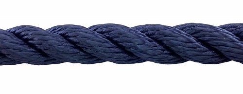 Cuerda de nailon 3ª azul marino de 20 mm x cuerda de anclaje de 30 m en un carrete con ojo suave de 8 pulgadas - Imagen 6 de 6