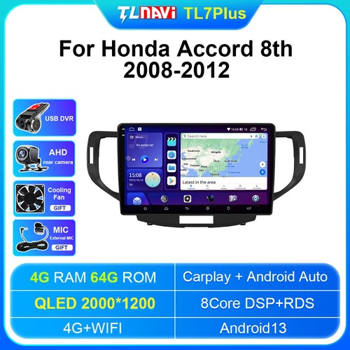 Für Honda Accord 8 Euro Autoradio Multimedia Video Player Navigation GPS Android - Bild 47 von 48