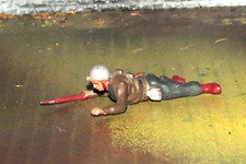 SCARCE LEAD TOY TIMPO SOLDIER CRAWLING WITH RIFLE 9004-ENGLAND-1940-50