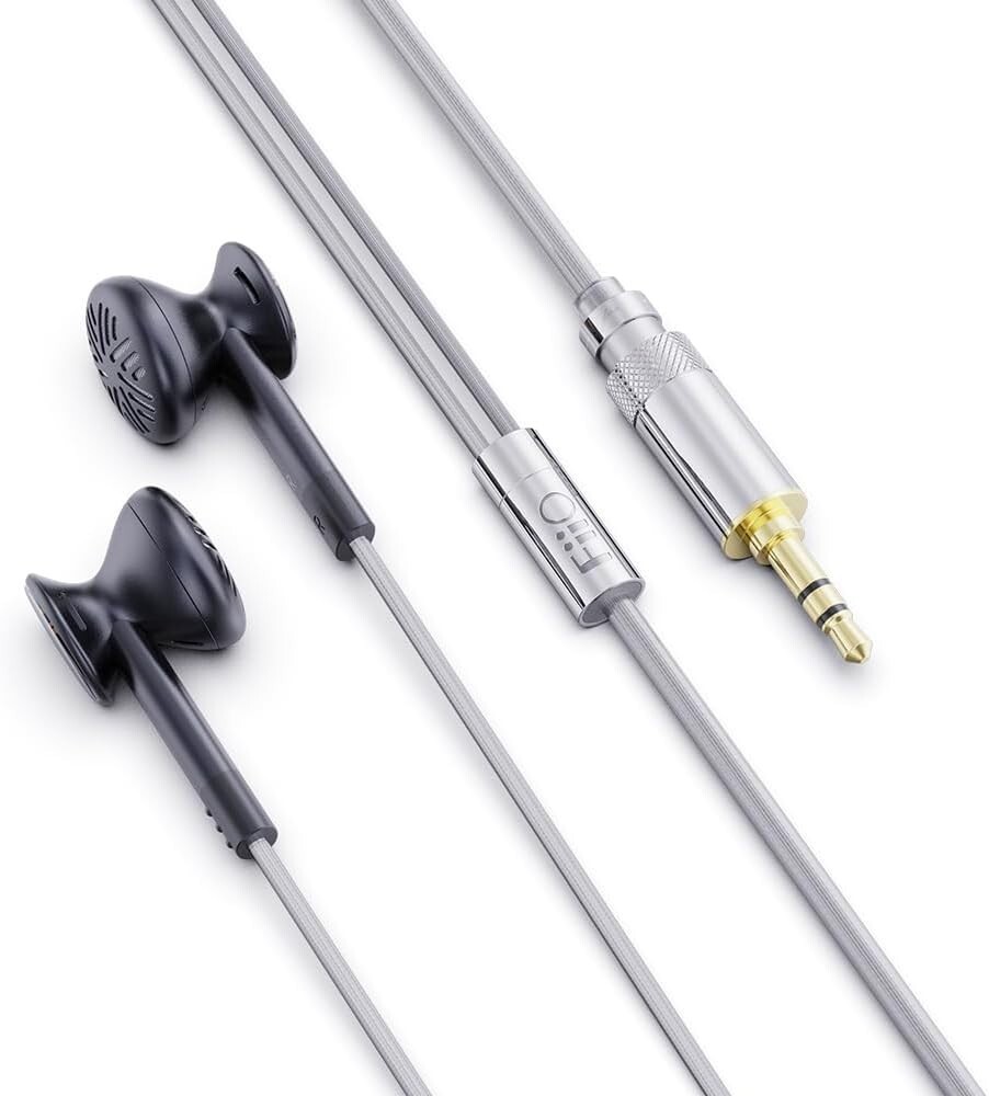 FiiO FF3S Dynamic Drive Earbuds, HiFi wired earphone Bass Super