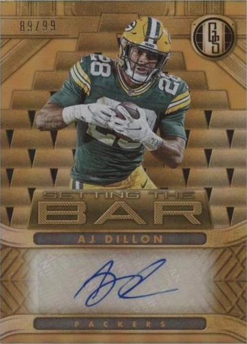 2022 Panini Gold Standard A. J. Dillon #STB-AJD
