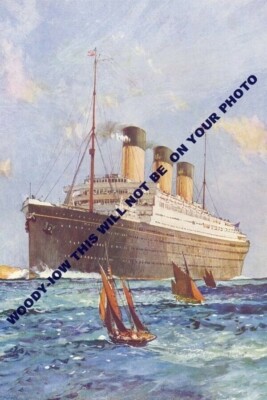 rp11802 - White Star Liner - Majestic - Print 6x4