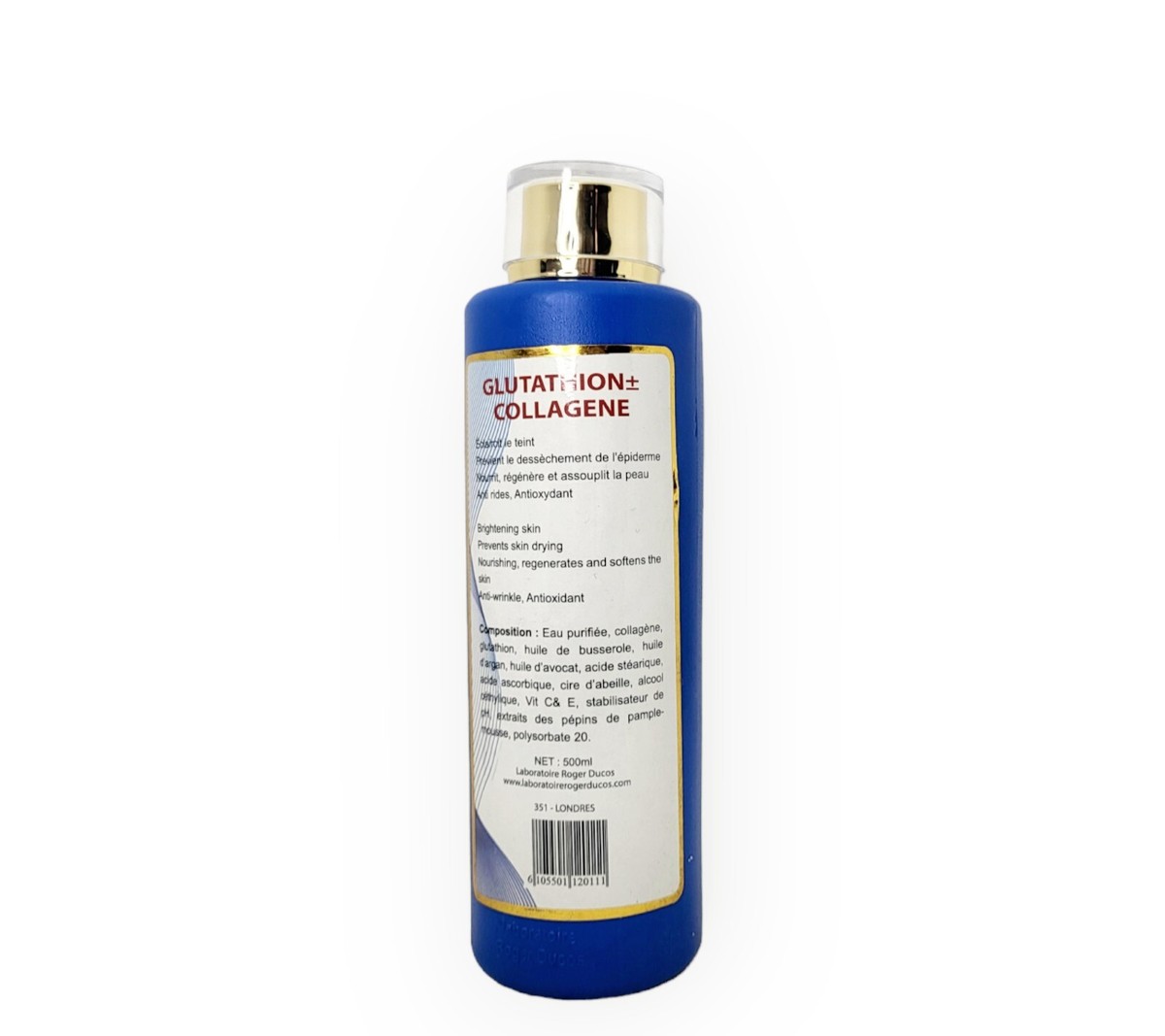 Soin Glutathion & Collagène SUPER Fort - Éclaircissant Et Anti-âge, 500ml | Blanchit Et Rajeunit La Peau