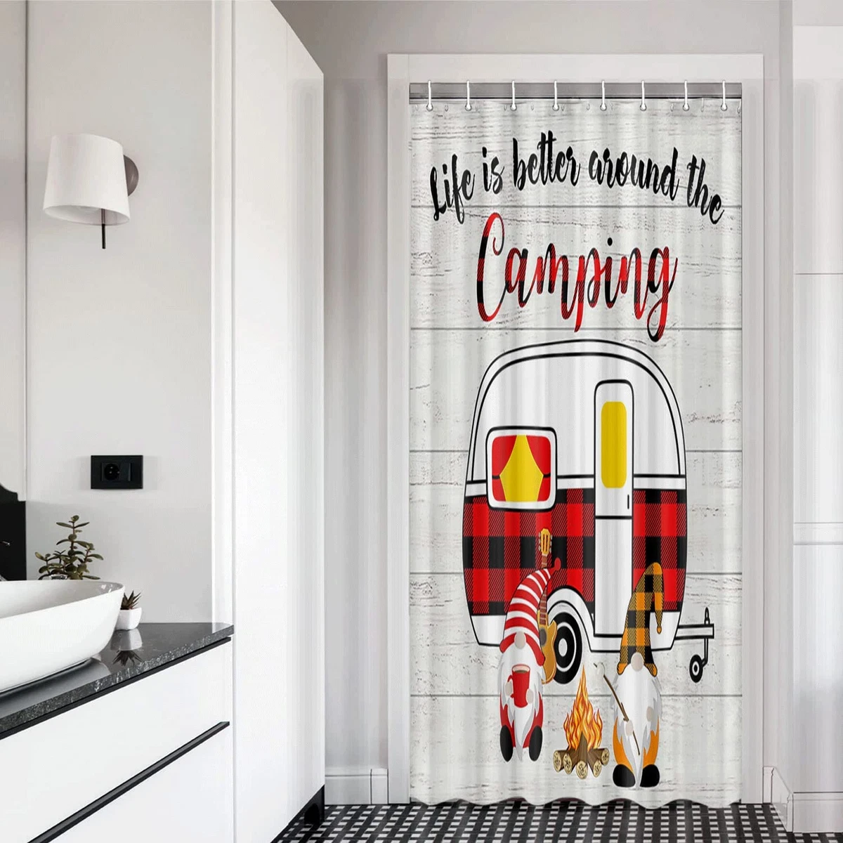 Rv shower curtain deals
