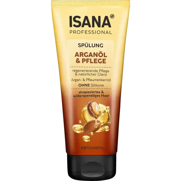 Isana Professional Care Argan Oil & Plum Seed Oil Conditioner Vegan 200ml